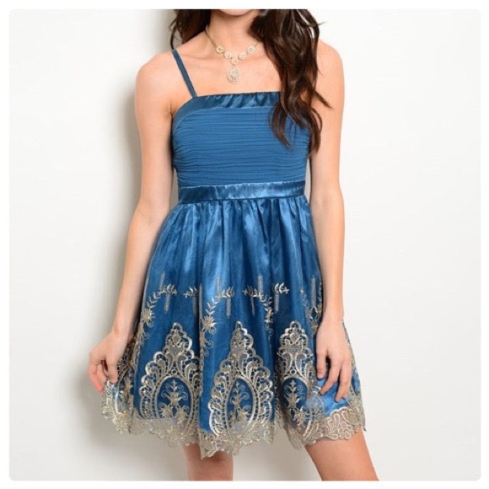Indigo Girl Party Mini Dress - Picture 7 of 10